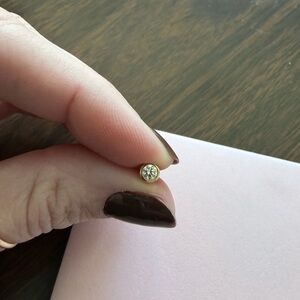 Mejuri Diamond Flat Back Stud